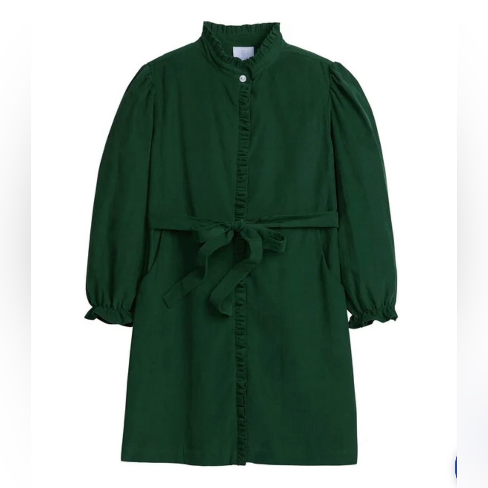Little English - Allie Hunter Green Corduroy Dress - Size: 4T